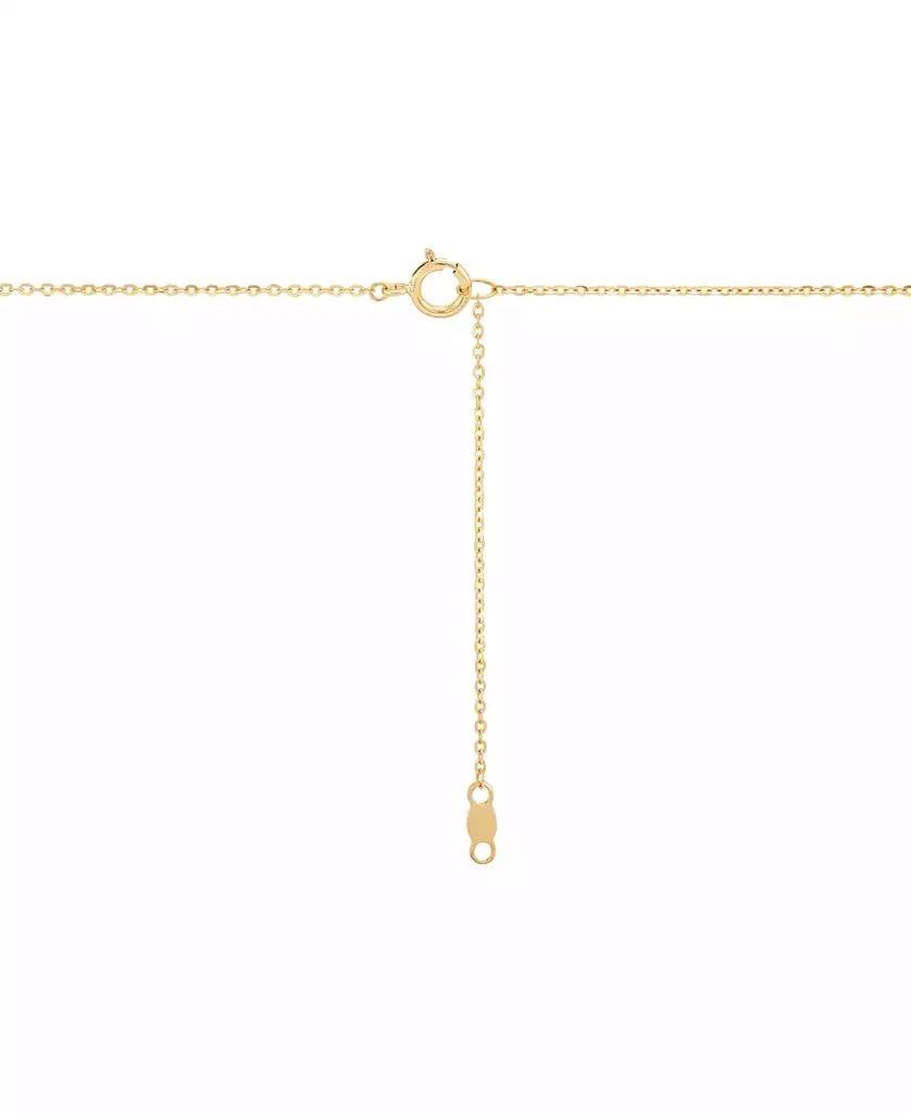 商品Macy's|Pride Block Letter Bar Pendant Necklace in 10k Gold, 18" + 2" extender,价格¥1299,第3张图片详细描述