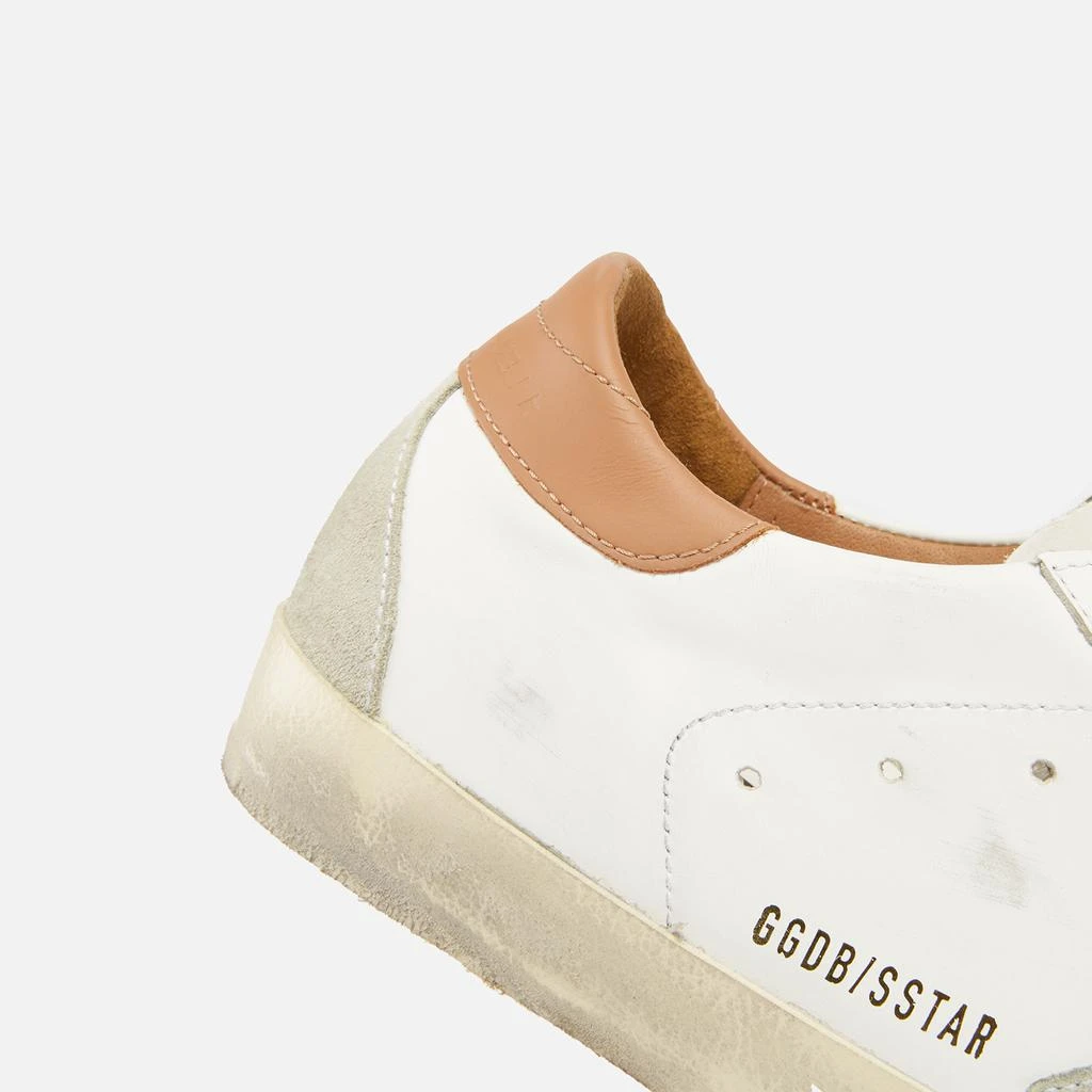 商品Golden Goose|Golden Goose Superstar Distressed Leather and Suede Trainers,价格¥4066,第5张图片详细描述