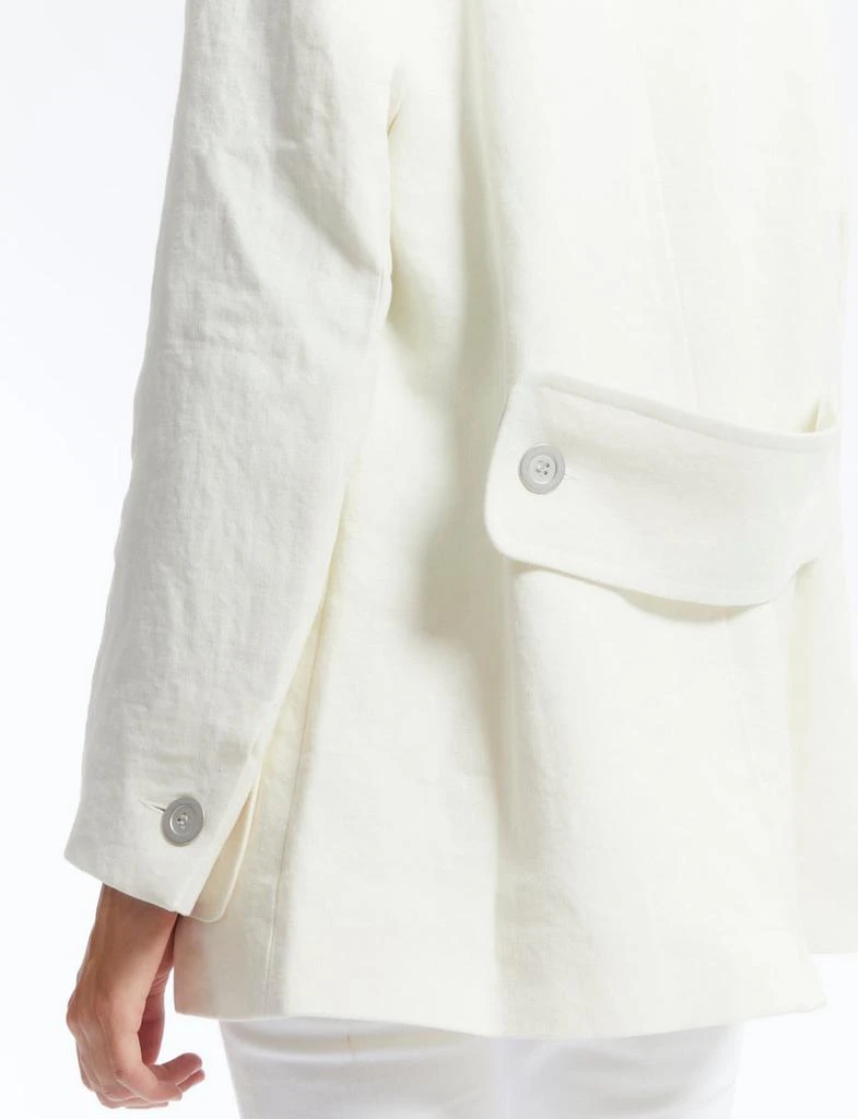 商品INES DE LA FRESSANGE|Seraphine ecru linen caban,价格¥3308,第3张图片详细描述