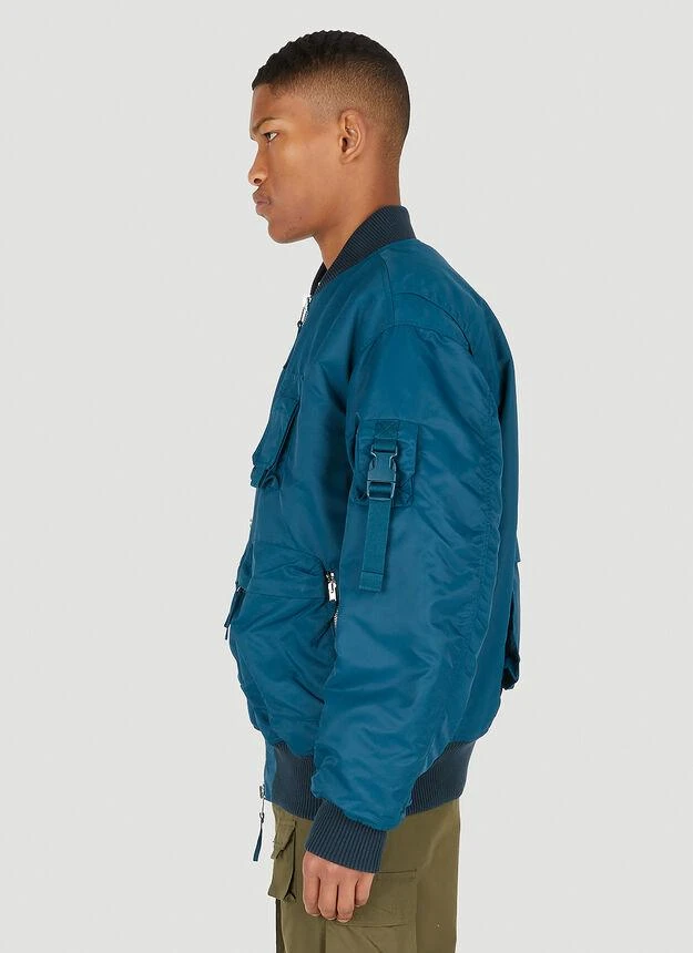 商品Helmut Lang|Nylon Bomber Jacket in Blue,价格¥2488,第3张图片详细描述