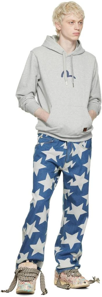 商品Evisu|灰色棉质连帽衫,价格¥2294,第4张图片详细描述