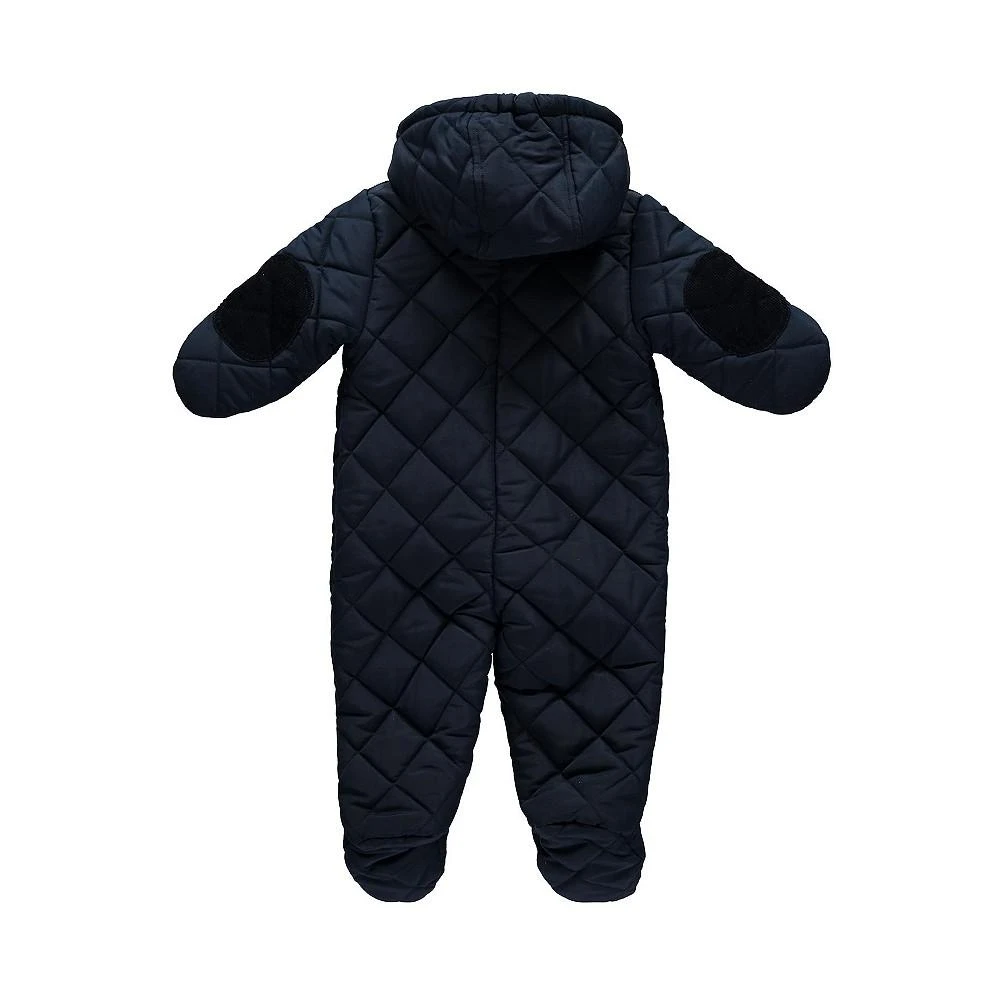 商品S Rothschild & CO|Rothschild Baby Boys Plaid Trim Quilted Barn Pram Snowsuit,价格¥162,第2张图片详细描述