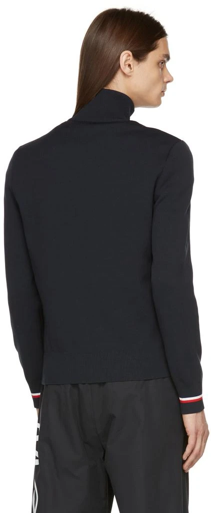 商品Moncler|Navy Technical Yarn Cardigan Jacket,价格¥9003,第3张图片详细描述