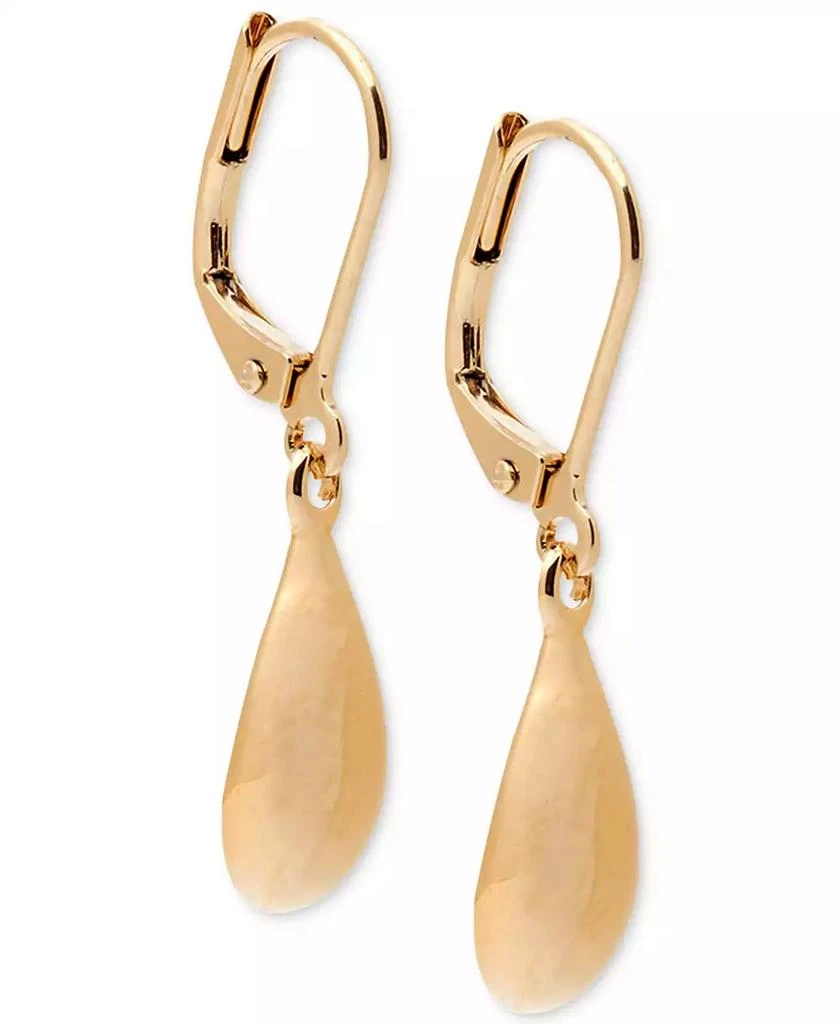 商品Ralph Lauren|14k Hammered Teardrop Drop Earrings,价格¥215,第1张图片