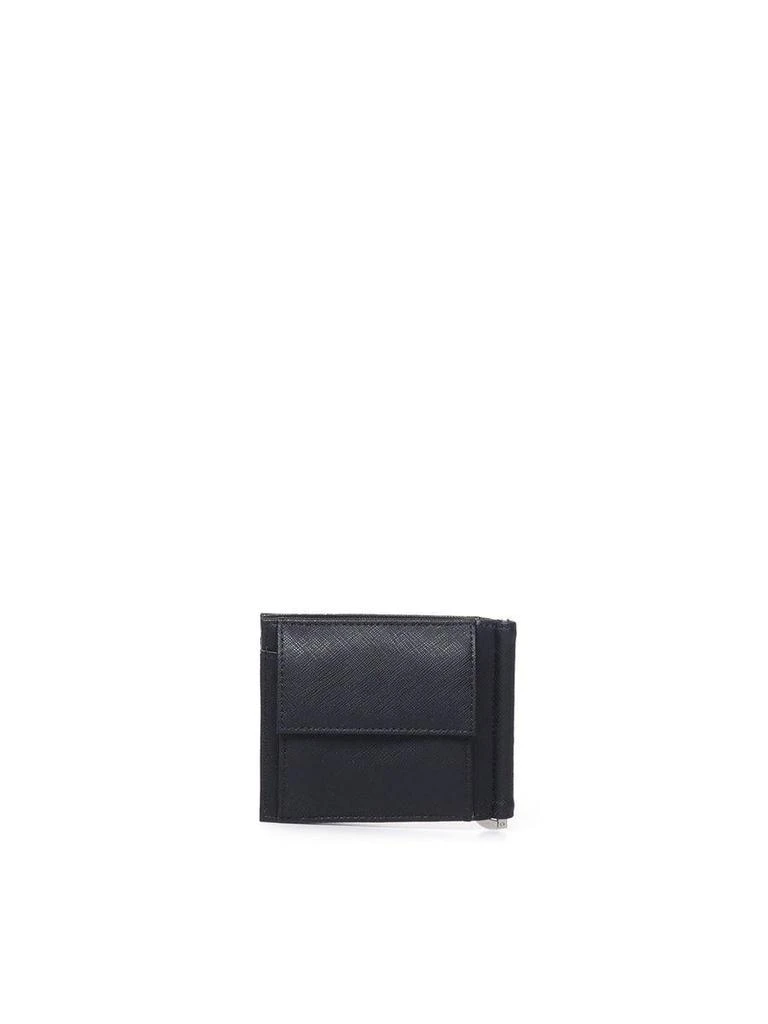 商品Emporio Armani|Emporio Armani Small Leather Goods in Black,价格¥998,第3张图片详细描述