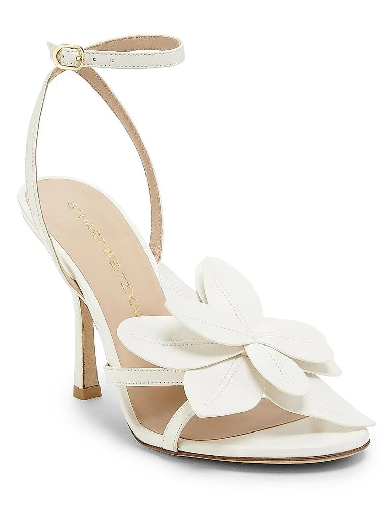 商品Stuart Weitzman|Paradise 100MM Nappa Leather Sandals,价格¥2333,第2张图片详细描述