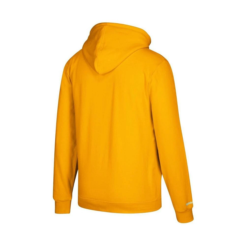 商品Mitchell & Ness|Men's Gold-Tone  Green Bay Packers Classic Helmet Pullover Hoodie,价格¥520,第2张图片详细描述