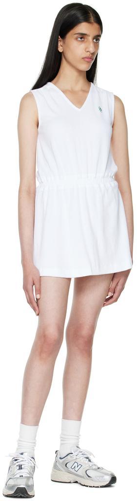 商品Sporty & Rich|White Cotton Minidress,价格¥373,第6张图片详细描述