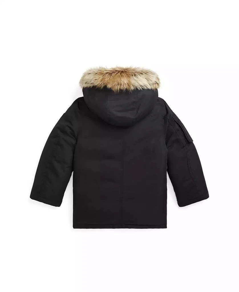 商品Ralph Lauren|Toddler and Little Boys Artificial-fur-Trim Down Parka Jacket,价格¥1368,第2张图片详细描述