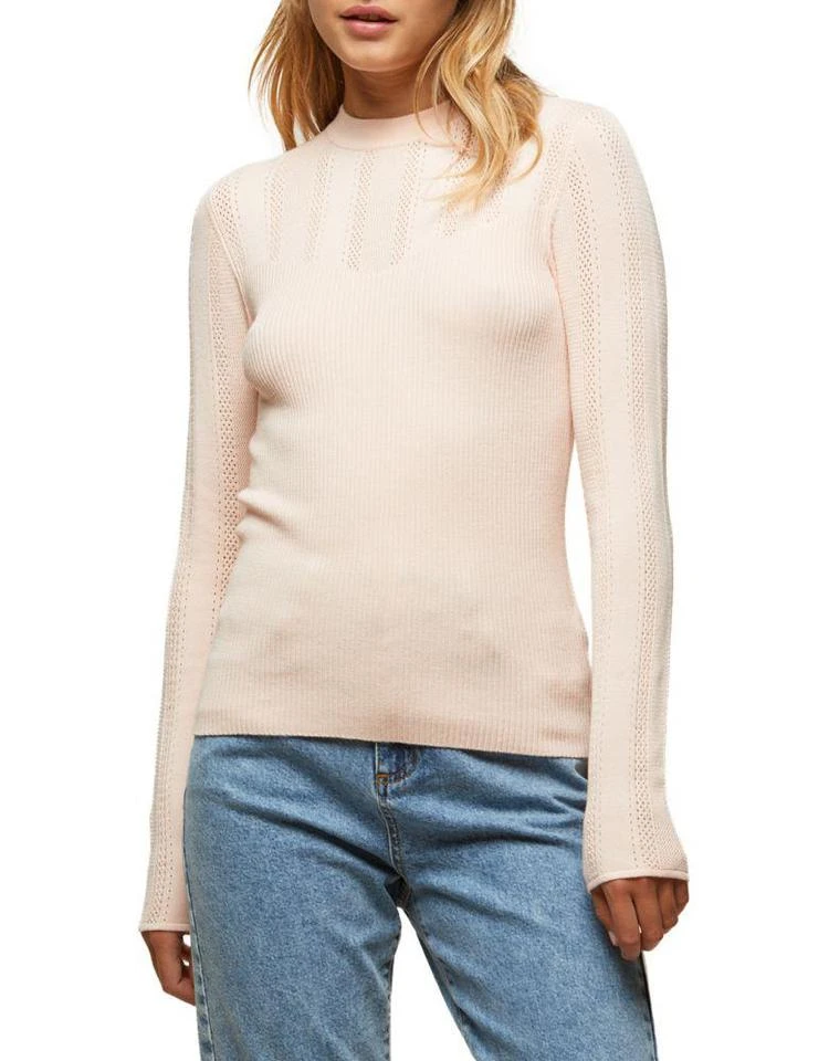 商品Miss Selfridge|Pointelle Ribbed Top,价格¥221,第2张图片详细描述