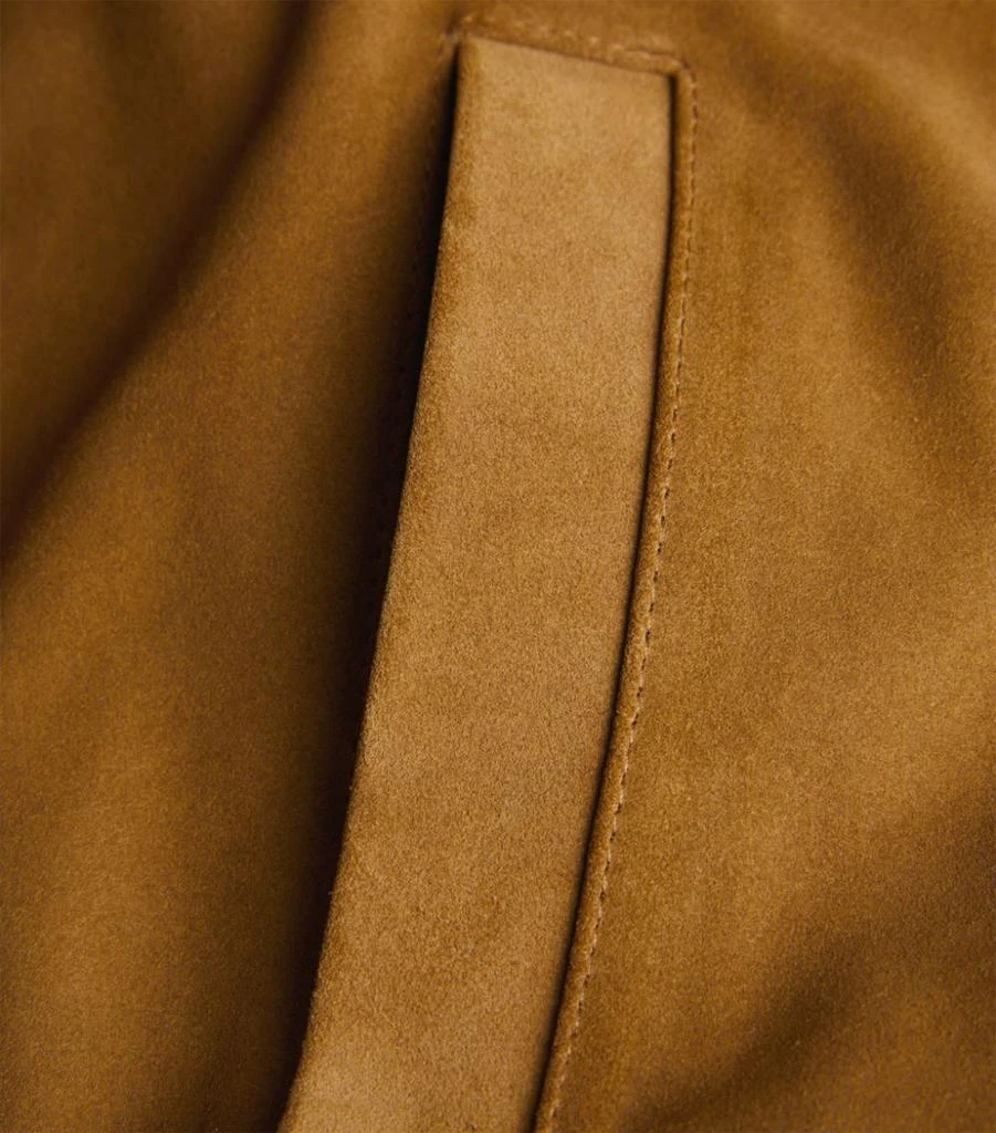 商品Sandro|Suede Monaco Bomber Jacket,价格¥8604,第5张图片详细描述