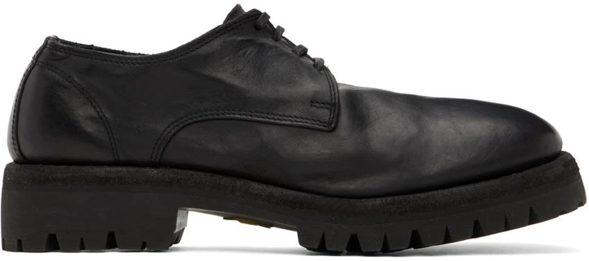 商品guidi|Black 792V Derbys,价格¥6412,第1张图片