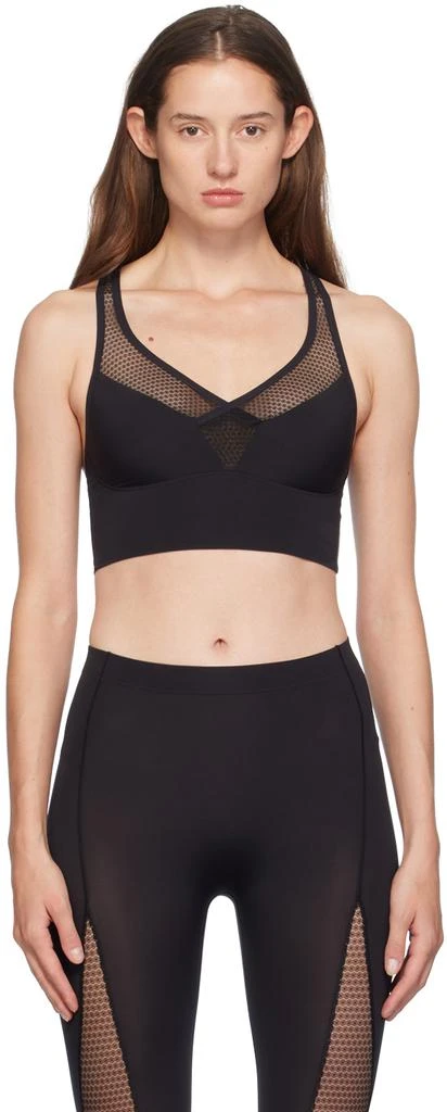 商品Yasmine Eslami|Black Lou Yoga Sport Bra,价格¥433,第1张图片