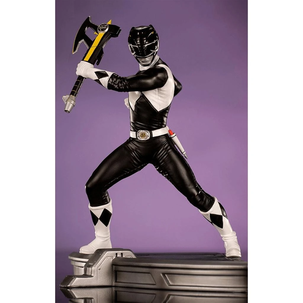 商品Iron Studios Black Ranger BDS Mighty Morphin Power Rangers Art Scale 1/10 Collectible Statue (17cm),价格¥1808,第1张图片