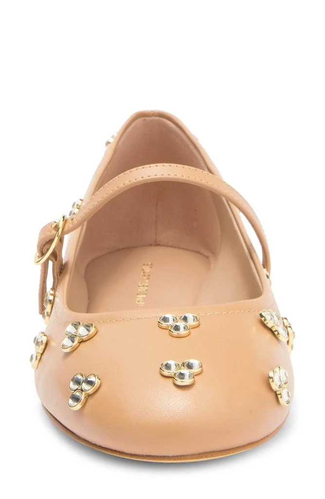 商品Stuart Weitzman|Tammy Crystal Mary Jane Flat,价格¥811,第3张图片详细描述