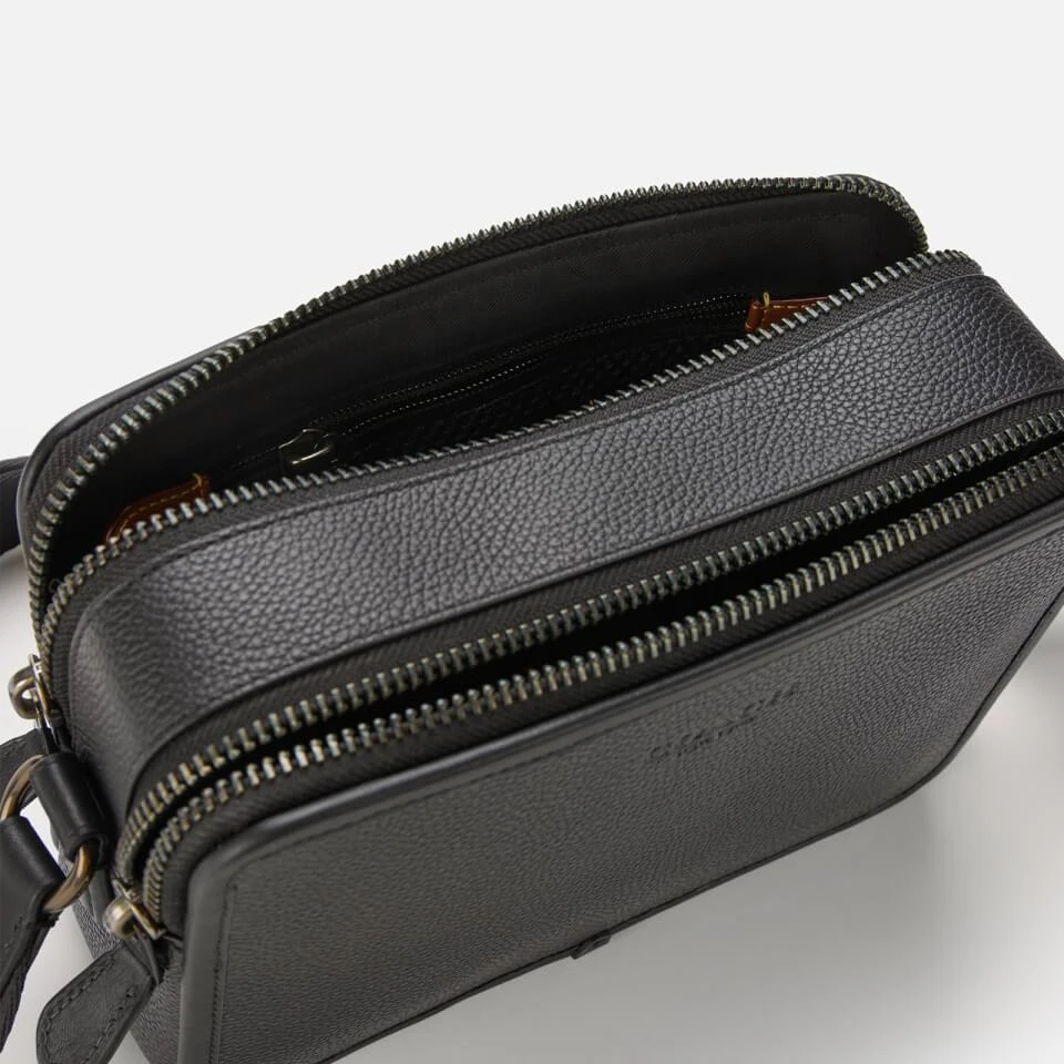 商品Coach|Coach Men's Charter Crossbody Bag 24 In Pebble Leather - Black,价格¥2110,第5张图片详细描述