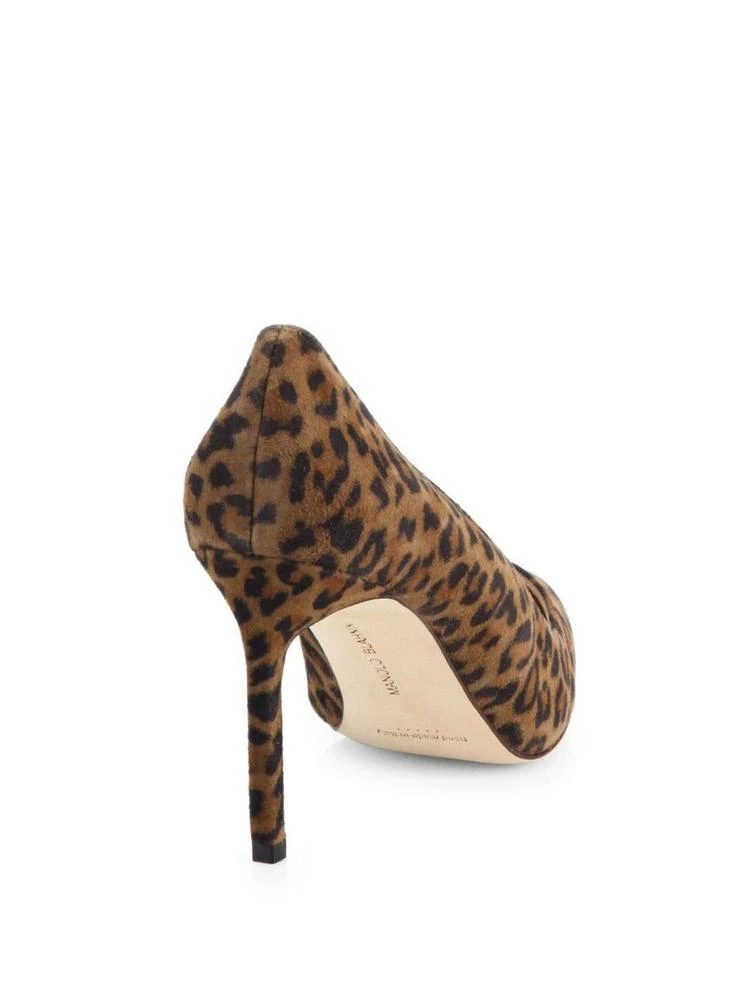 商品Manolo Blahnik|BB 90 麂皮尖头高跟鞋,价格¥2806,第2张图片详细描述