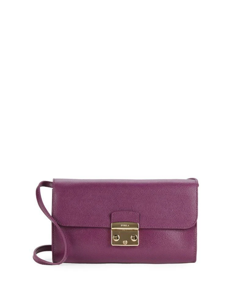 商品Furla|Logo Leather Mini Shoulder Bag,价格¥904,第5张图片详细描述