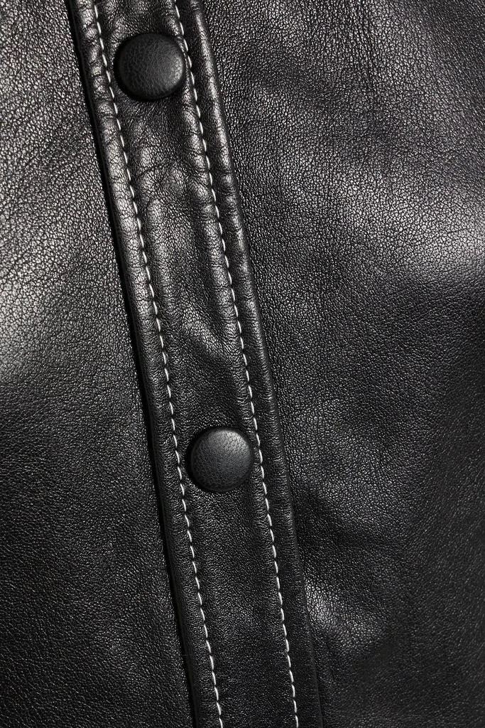 商品Ganni|Leather shirt,价格¥2001,第4张图片详细描述
