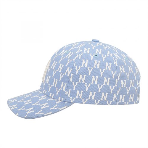 【享贝家】MLB Monogram系列棒球帽 男女同款 蓝色（预售款，10天发货）32CPFA111-50S-FREE商品第5张图片规格展示