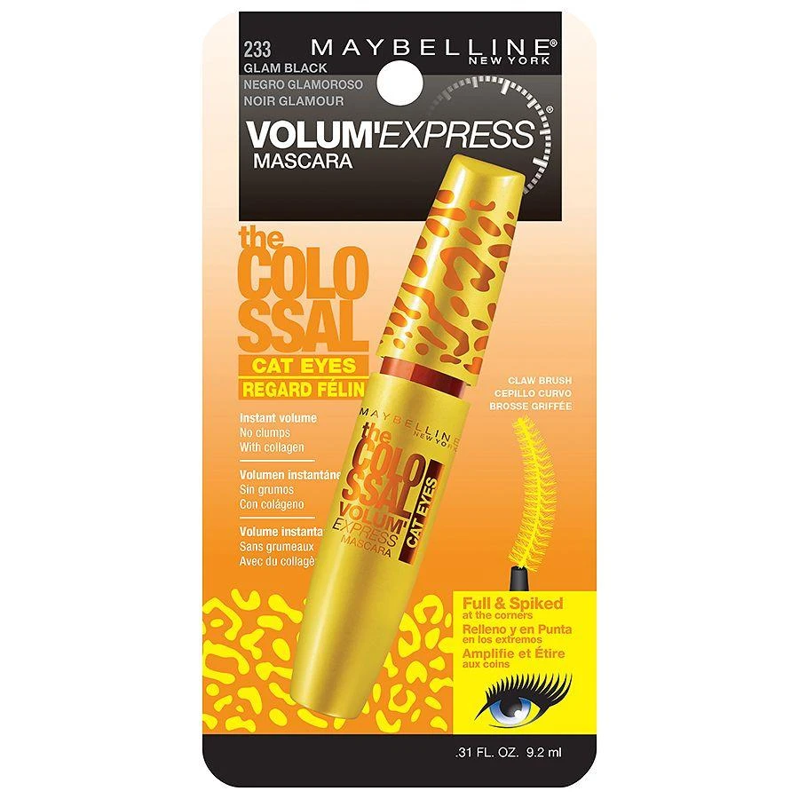 商品Maybelline|The Colossal Cat Eyes Washable Mascara,价格¥96,第2张图片详细描述