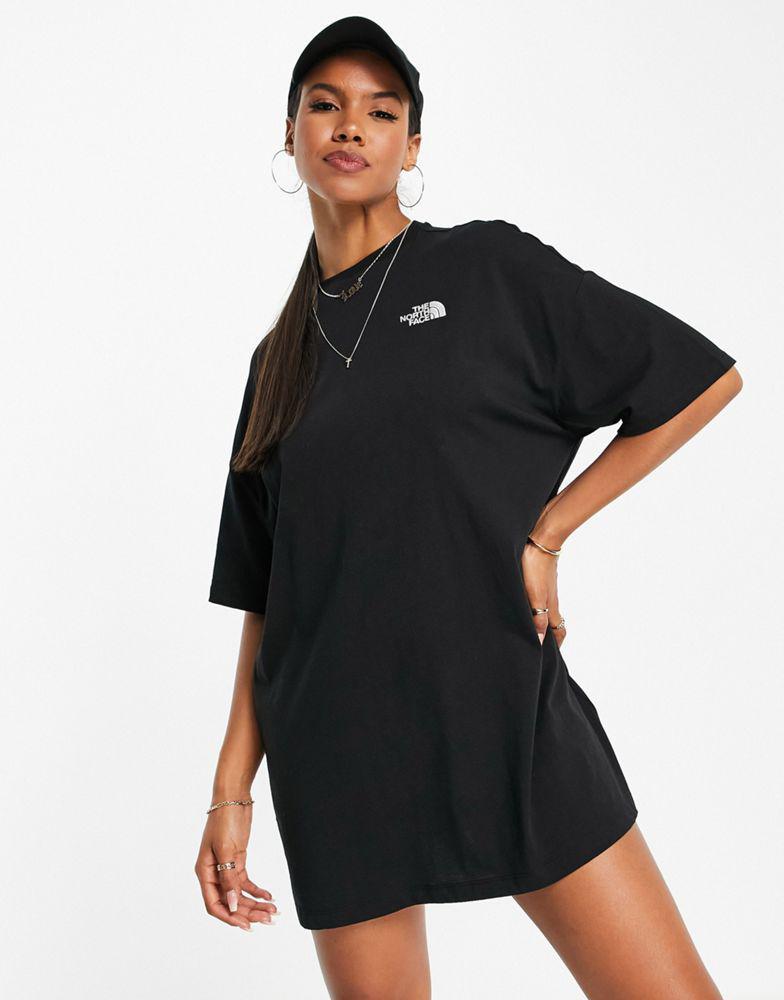 商品The North Face|The North Face t-shirt dress in black Exclusive at ASOS,价格¥173,第4张图片详细描述
