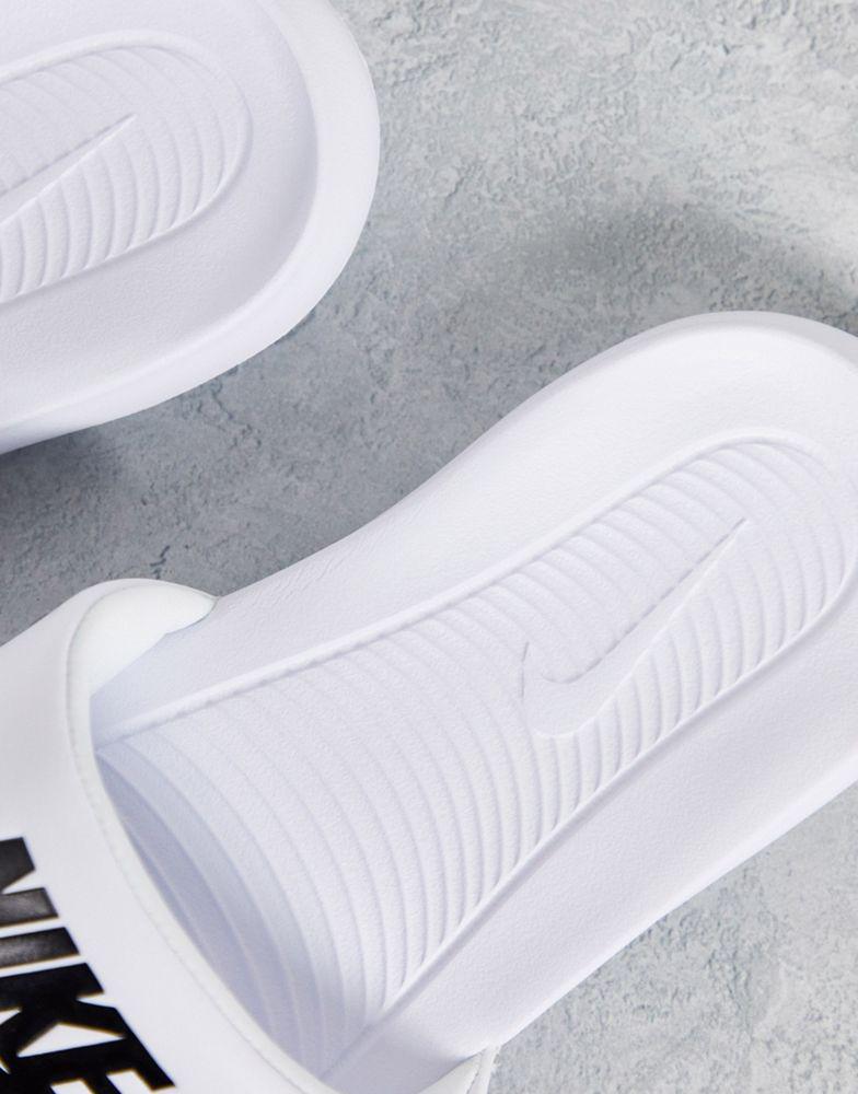 Nike Victori sliders in white商品第4张图片规格展示