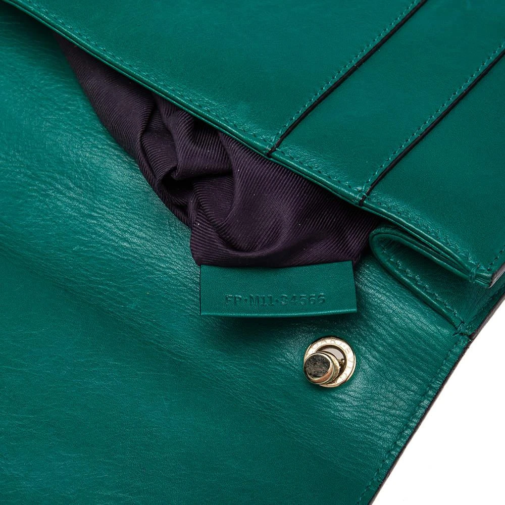 Bvlgari Green Leather Small Serpenti Forever Shoulder Bag 商品