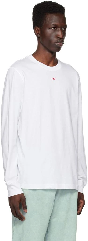 商品Diesel|White T-Just-D Long Sleeve T-Shirt,价格¥530,第2张图片详细描述