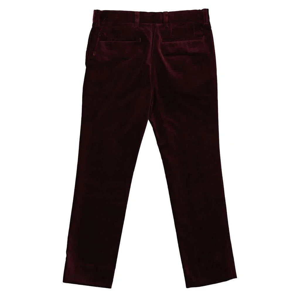 商品Burberry|Boys Black Currant Velvet Tuxedo Trousers,价格¥1023,第2张图片详细描述