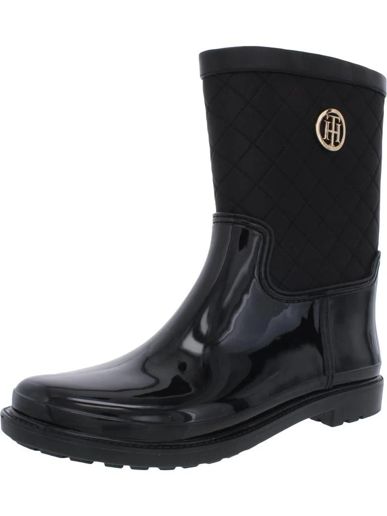 商品Tommy Hilfiger|Splash Womens Rubber Mid Calf Rain Boots,价格¥522,第4张图片详细描述