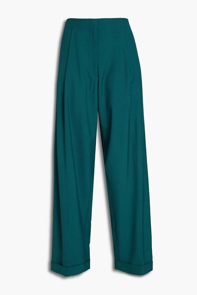 商品ROKSANDA|Pleated wool straight-leg pants,价格¥2164,第3张图片详细描述