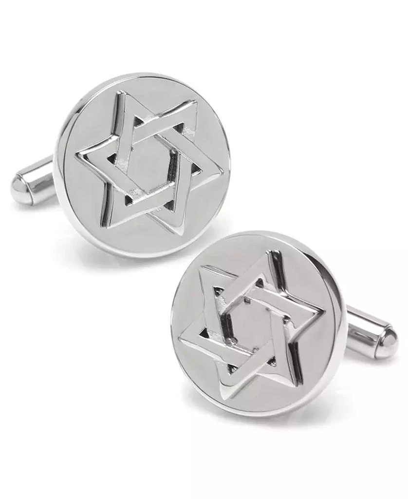 商品Ox and Bull Trading Co.|Ox Bull Trading Co Star of David Cufflinks,价格¥666,第1张图片