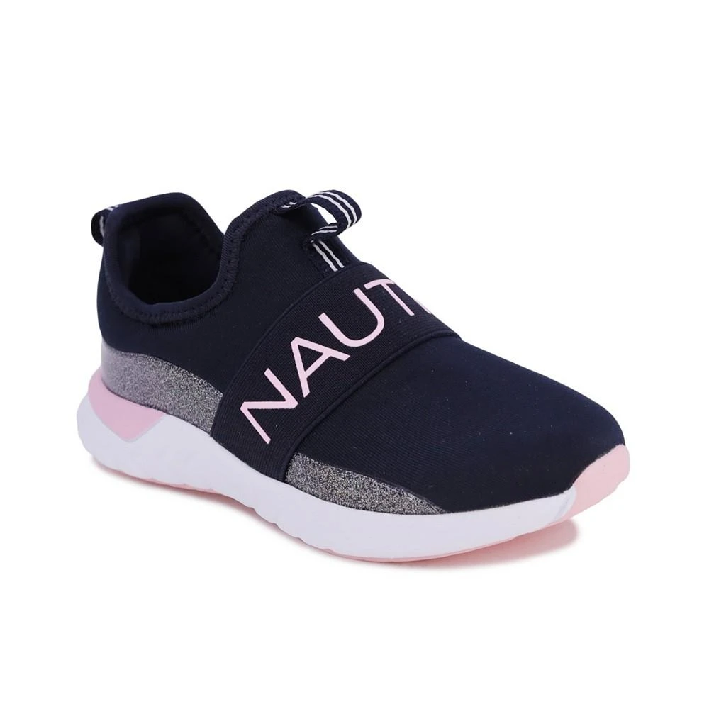 商品Nautica|Toddler Girls Slip-On Glitter Pop Tuva Athletic Sneaker,价格¥210,第1张图片