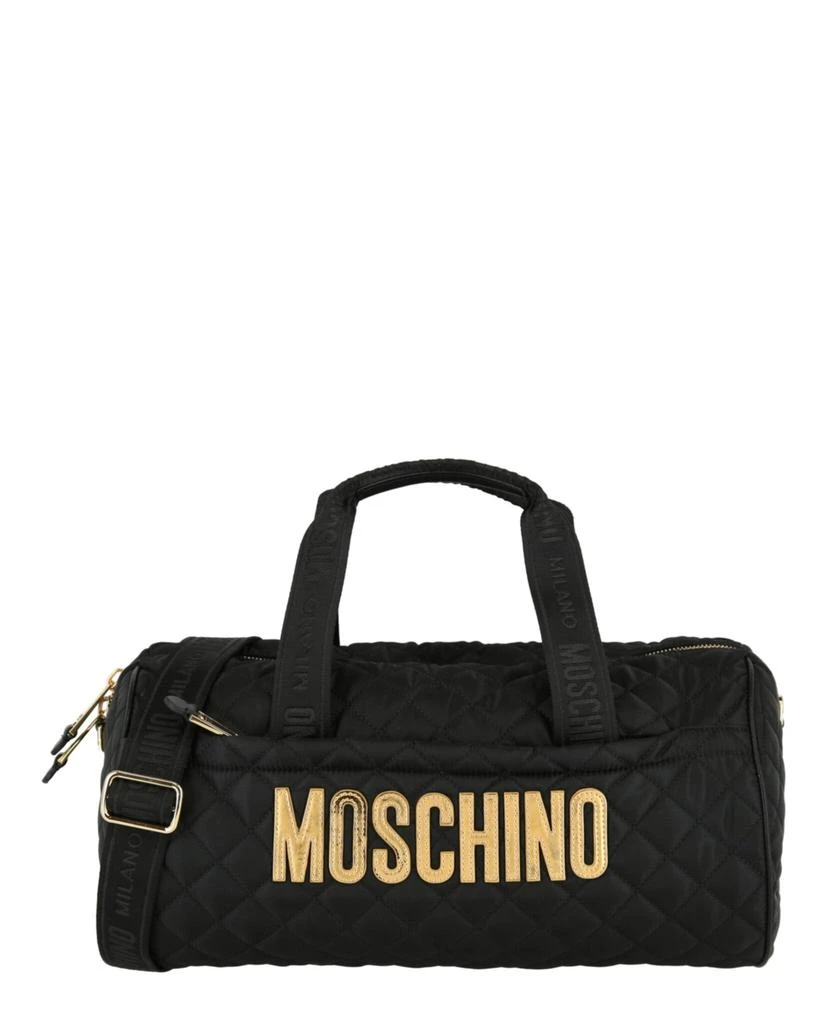 商品Moschino|Nylon Quilted Logo Duffel Bag,价格¥3768,第1张图片