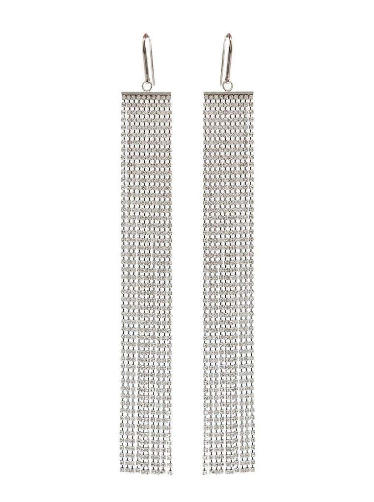 商品Isabel Marant|Silver-tone Drop Earrings With Crystal Embellishment In Brass Woman,价格¥1975,第1张图片