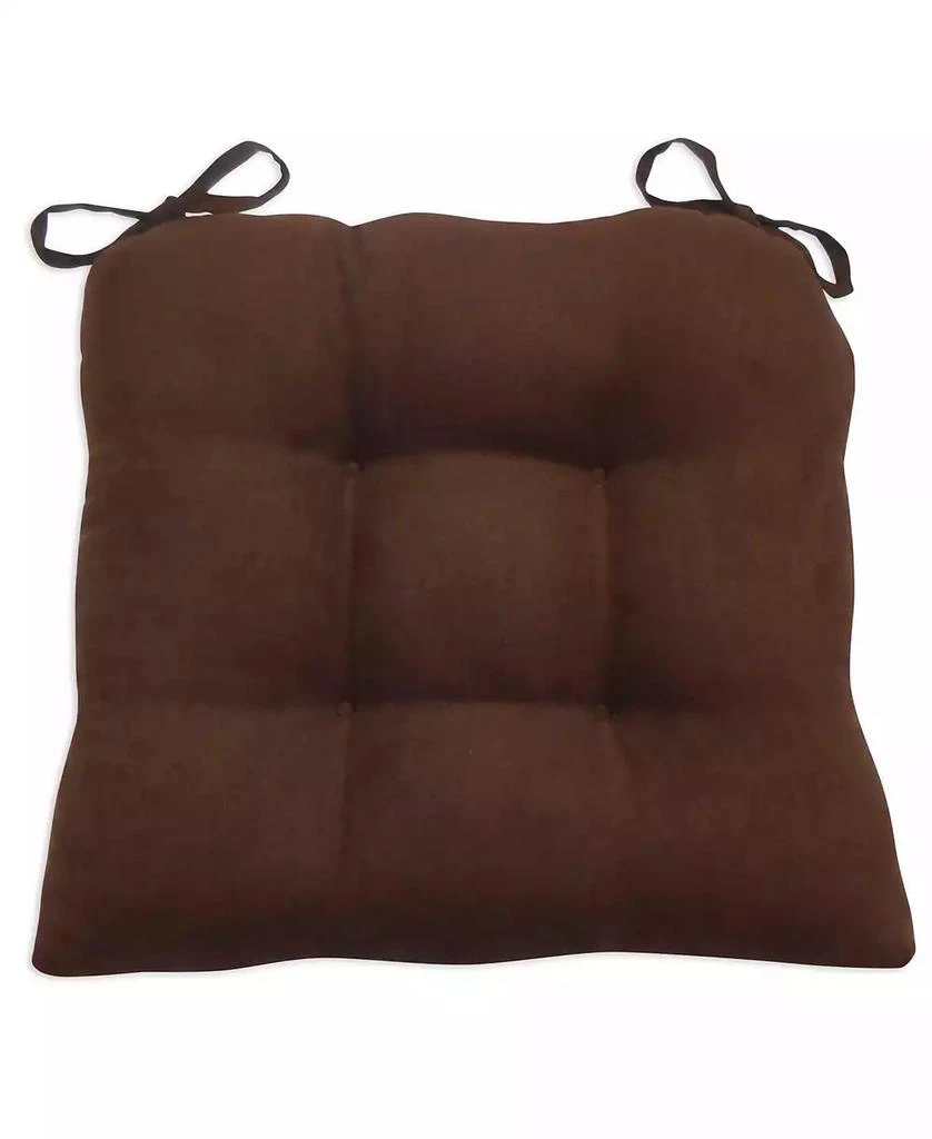 商品Arlee Home Fashions|Leaf Chenille Memory Foam 2-Pack Chair Pads,价格¥294,第2张图片详细描述