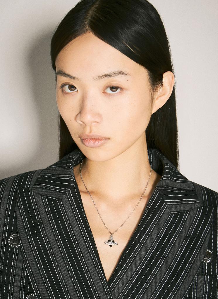 ♦viviennewestwood♦NEW DIAMANTE HEART New Diamante Heart Pendant Necklace in gold-crystal-indian