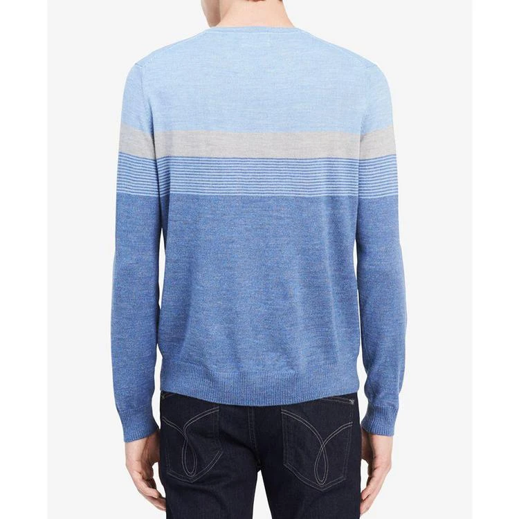 商品Calvin Klein|男士 Striped Merino 针织衫,价格¥201,第2张图片详细描述