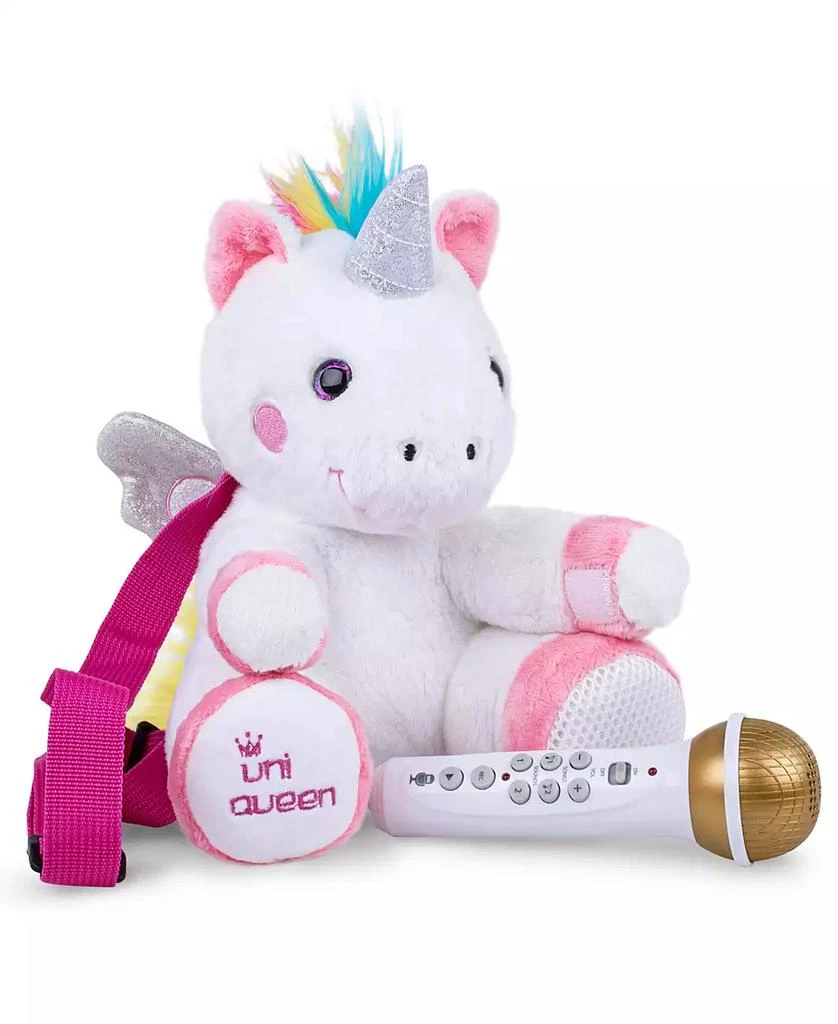 商品Singing Machine|Plush Toy Sing Along Backpack with Microphone, Speaker, Songs, Sound Effects, UniQueen,价格¥225,第5张图片详细描述