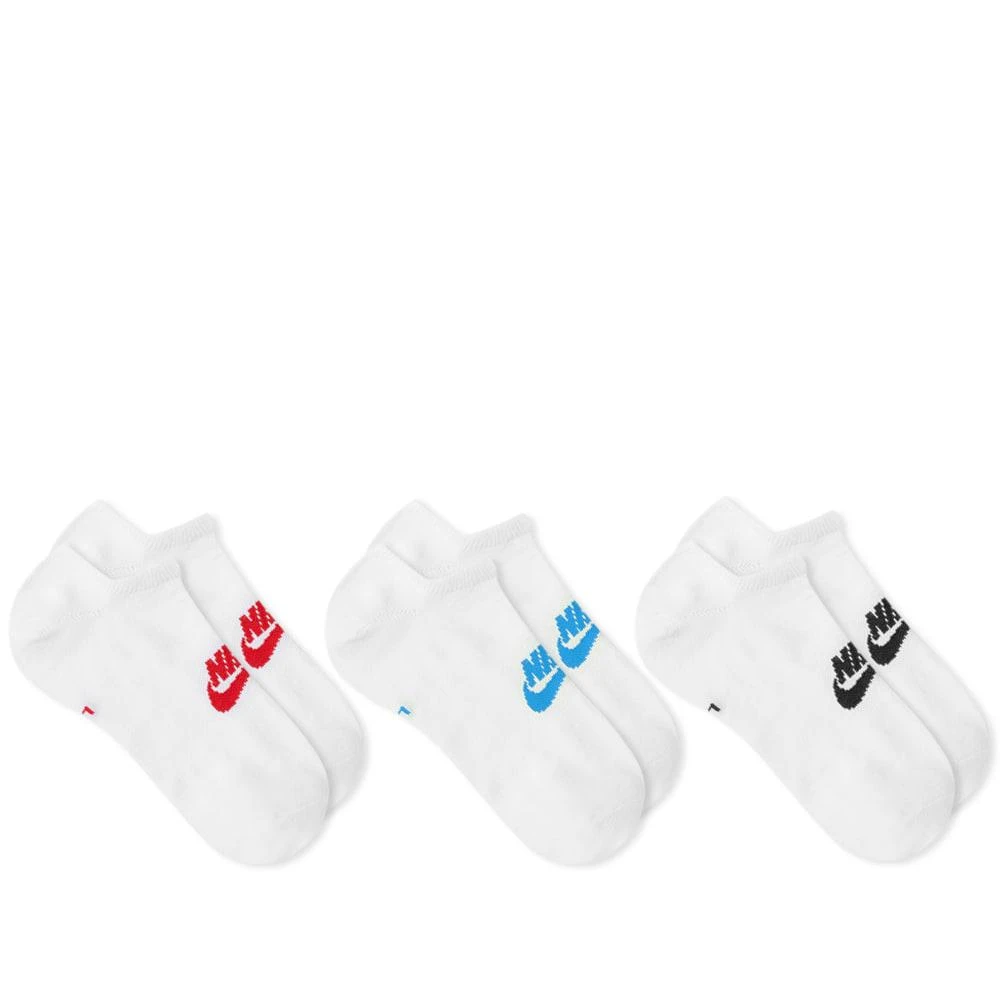 商品NIKE|Nike Cotton Cushion Low Cut  Sock - 3 Pack,价格¥121,第1张图片