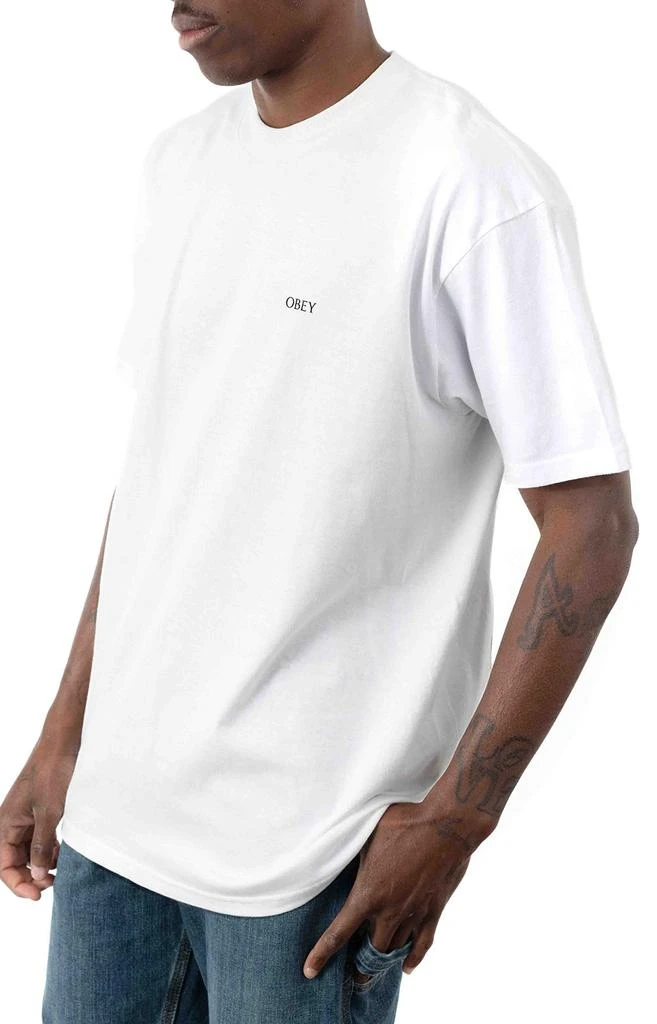 商品Obey|Crosswalk T-Shirt - White,价格¥86,第3张图片详细描述