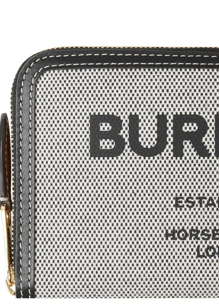 商品Burberry|Horseferry print canvas and leather ziparound wallet,价格¥4663,第2张图片详细描述