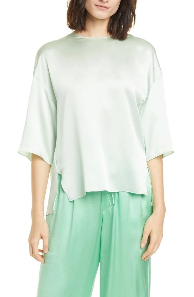 商品Vince|Silk Boxy Top,价格¥788,第1张图片