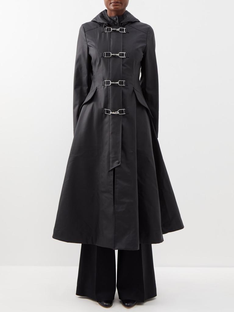 商品Gabriela Hearst|Coleman pleated hooded raincoat,价格¥28682,第1张图片