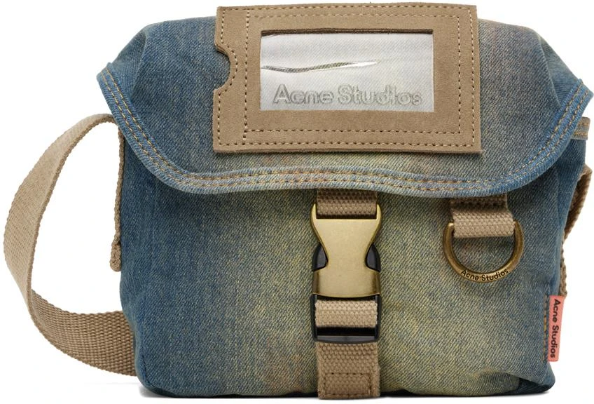 商品Acne Studios|Blue Mini D-Ring Denim Bag,价格¥1938,第1张图片