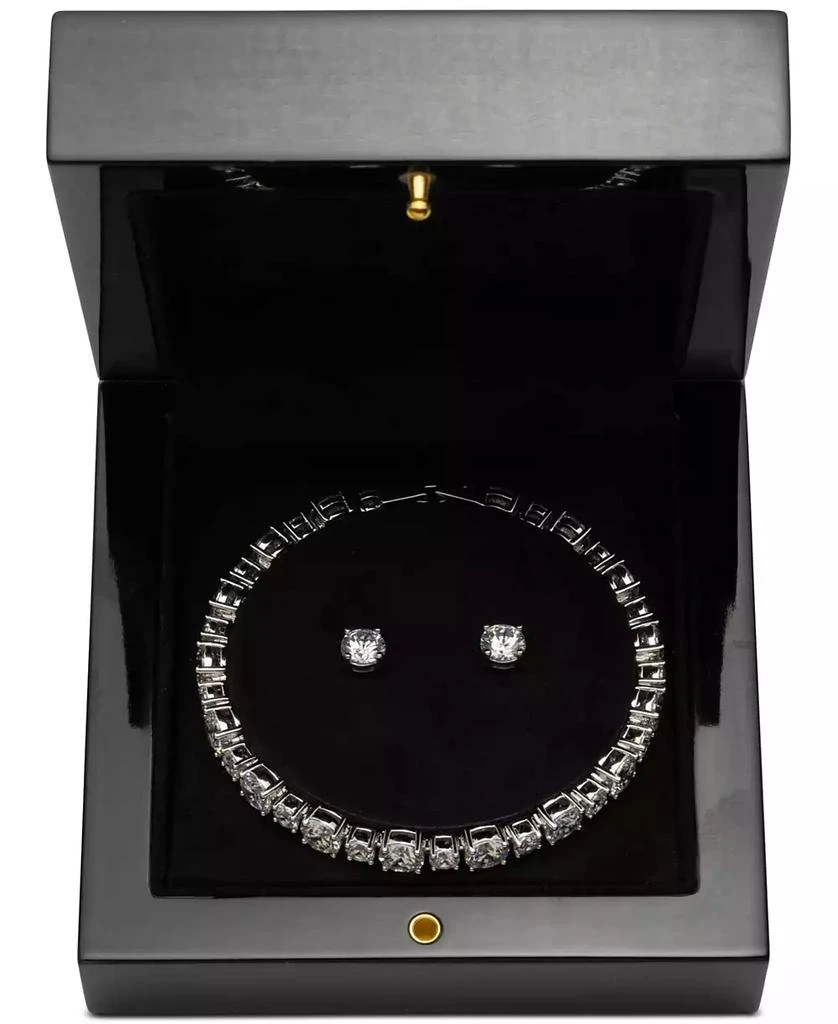 商品Givenchy|Cubic Zirconia Tennis Bracelet & Stud Earrings Set,价格¥611,第3张图片详细描述