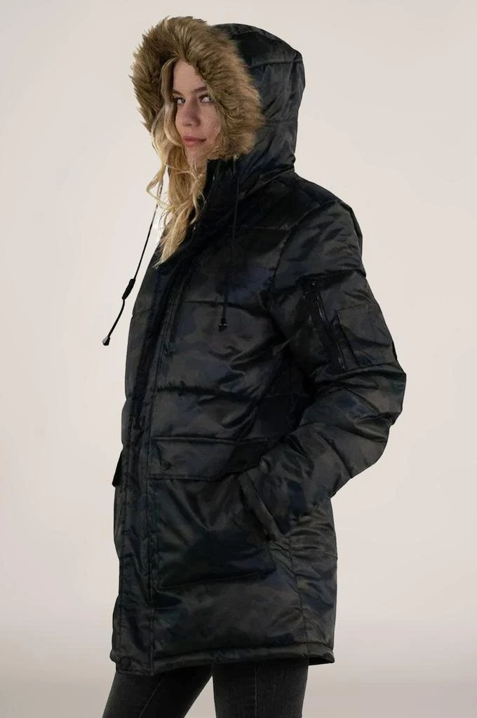 商品Members Only|Women's Snorkel Puffer Oversized Jacket,价格¥397,第1张图片