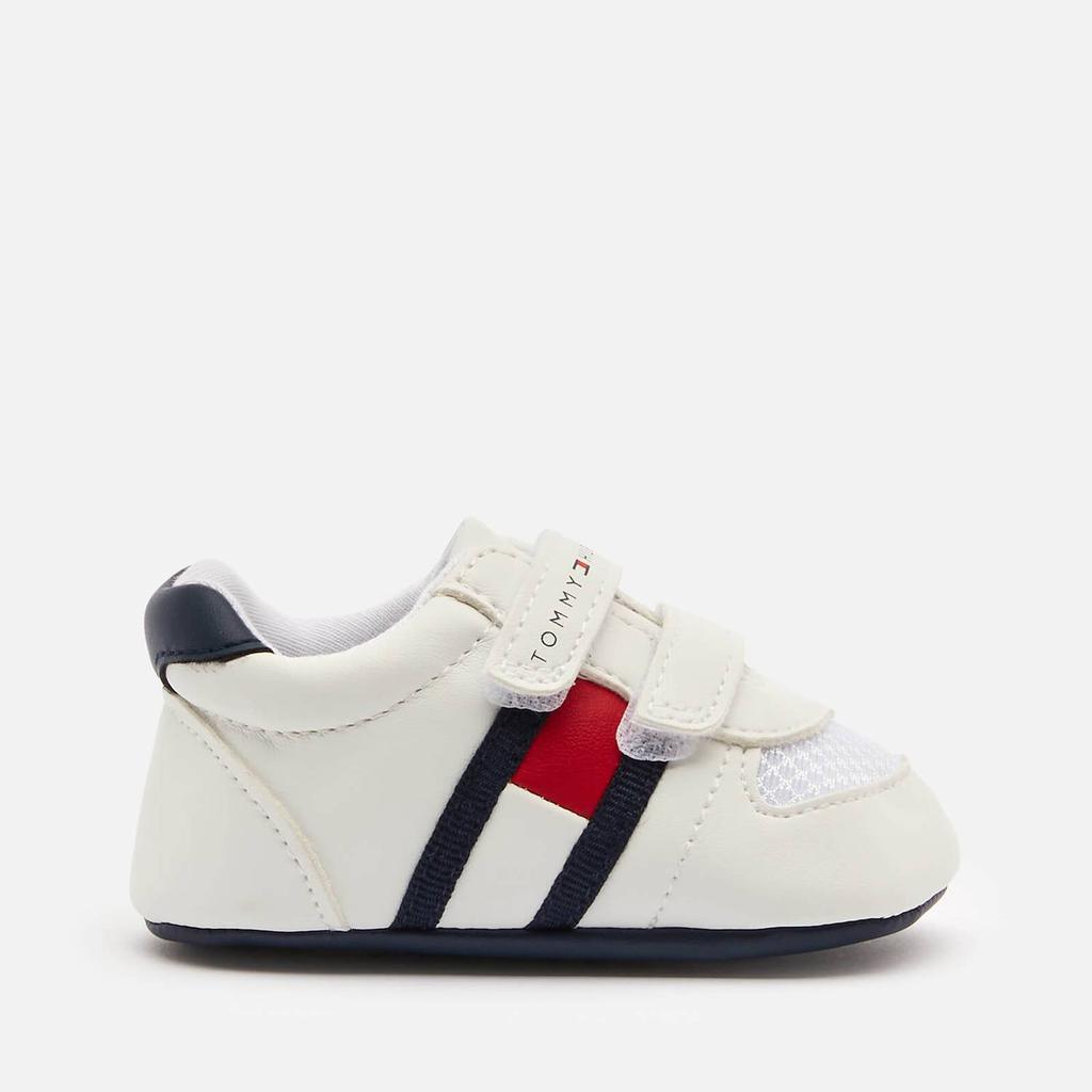 商品Tommy Hilfiger|Tommy Hilfiger Babies' Velcro Shoe - White/Blue,价格¥334,第1张图片