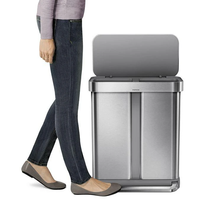 商品simplehuman|58L Recycler Step Can with Liner Pocket,价格¥1510,第4张图片详细描述